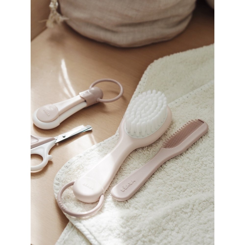 Набір гребінь + щітка Beaba рожевий, арт. 920367 - Зображення 15