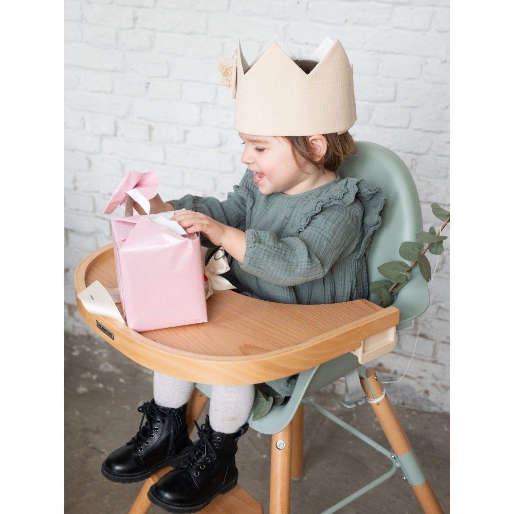 Столик до стільця для годування Childhome Evolu natural/wood, арт. CHEVOTB - Зображення 2