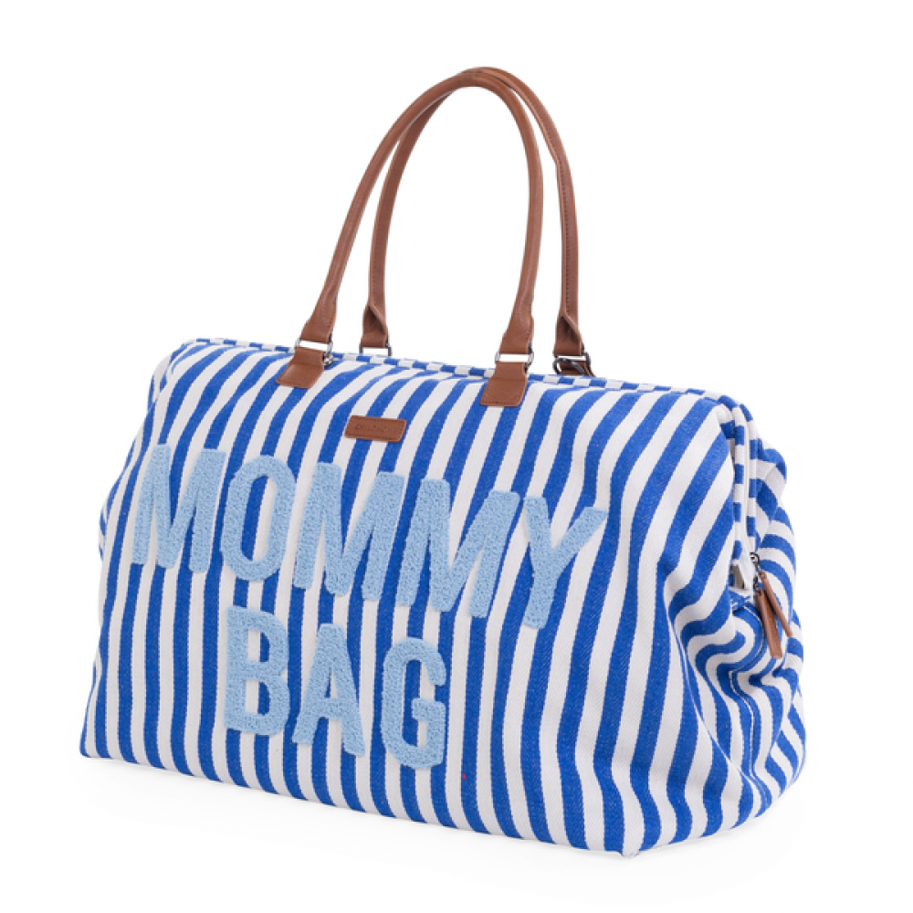 Сумка Childhome Mommy bag stripes electric blue, арт. CWMBBSTBL - Зображення 7