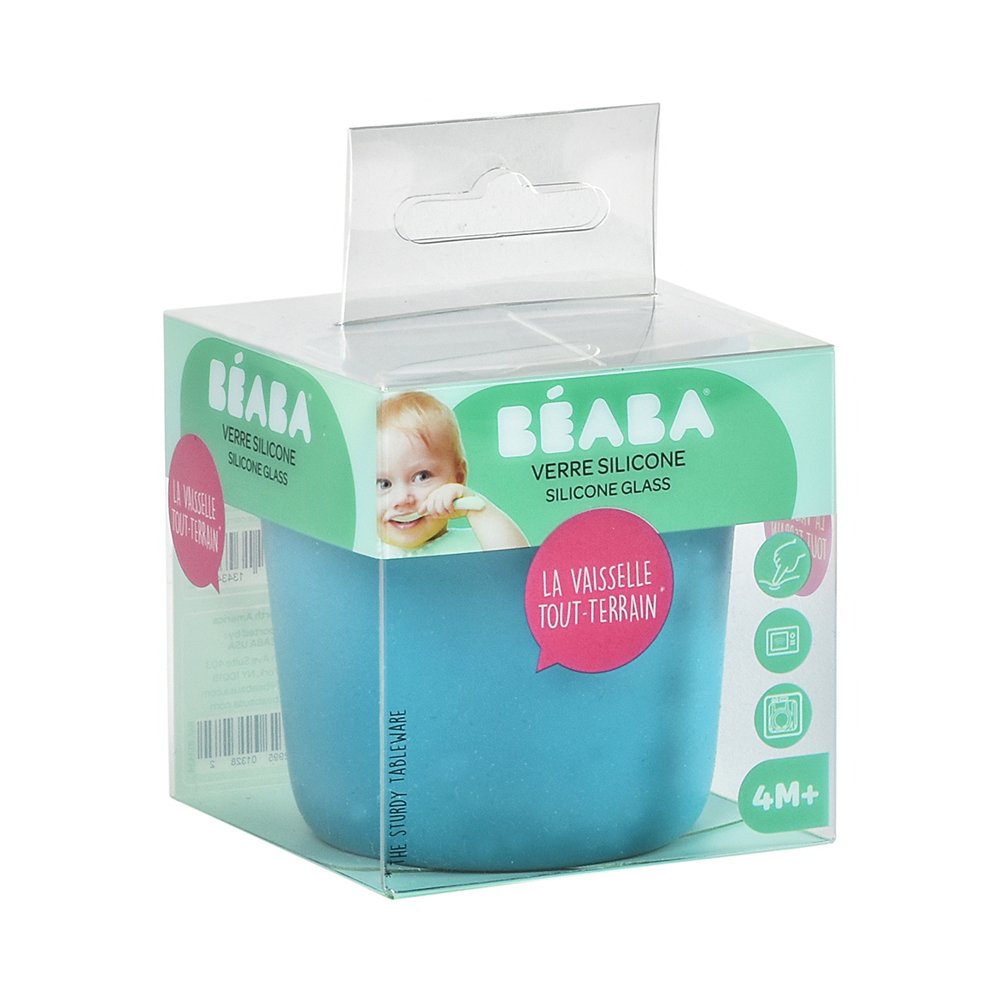 Стакан Beaba силіконовий 180 мл синій, арт. 913434 - Зображення 2