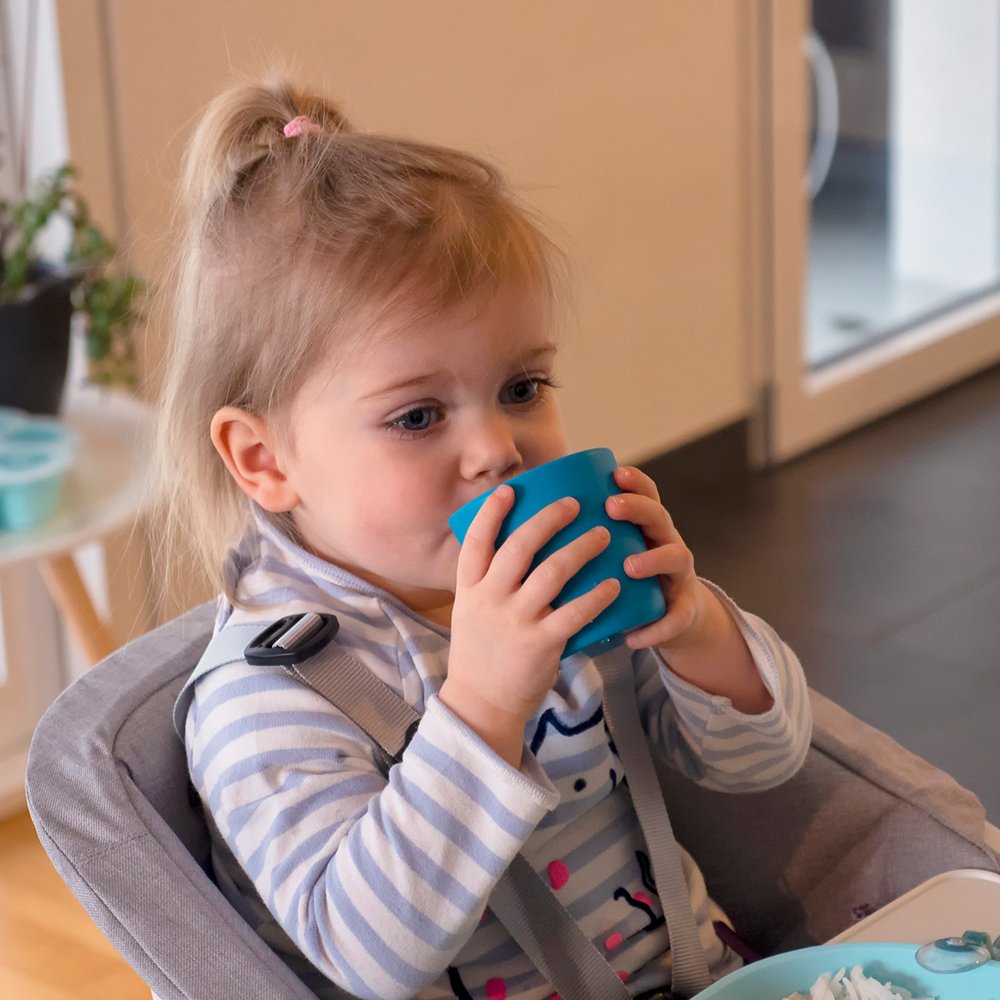 Стакан Beaba силіконовий 180 мл синій, арт. 913434 - Зображення 7