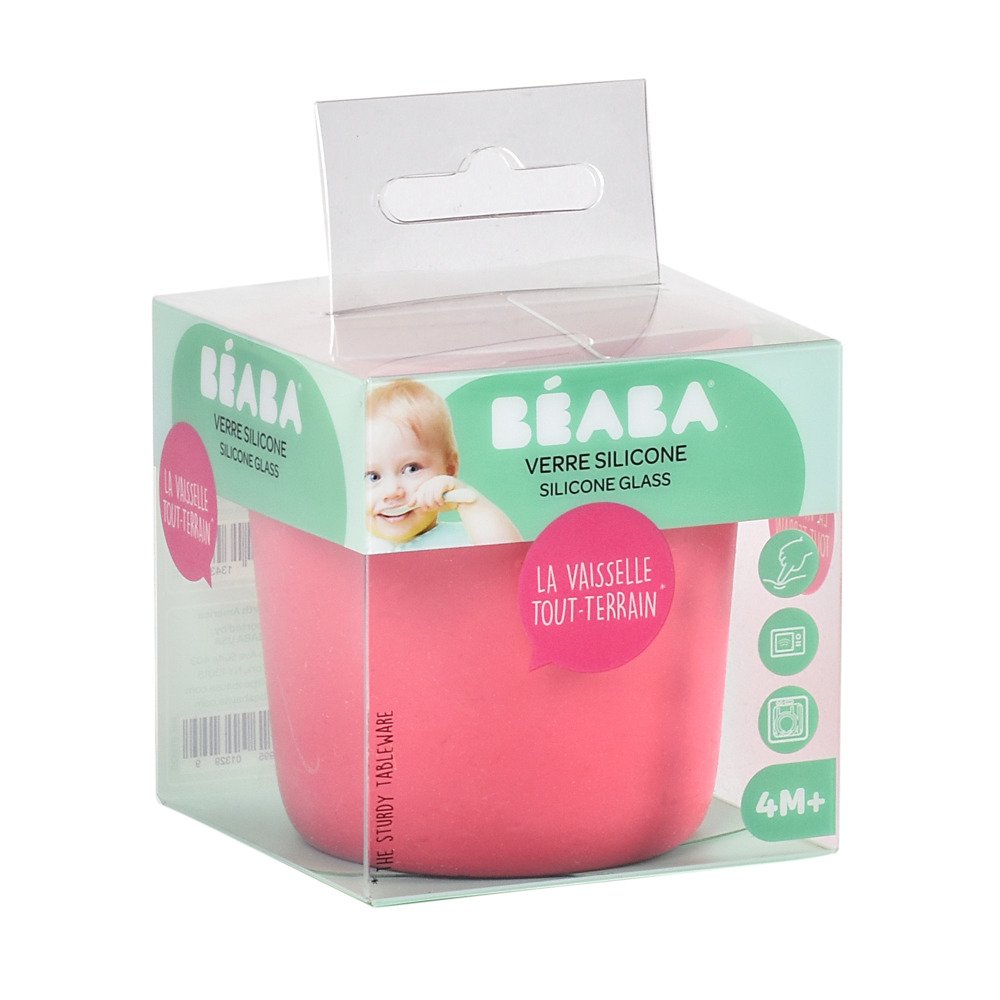 Стакан Beaba силіконовий 180 мл рожевий, арт. 913435 - Зображення 2