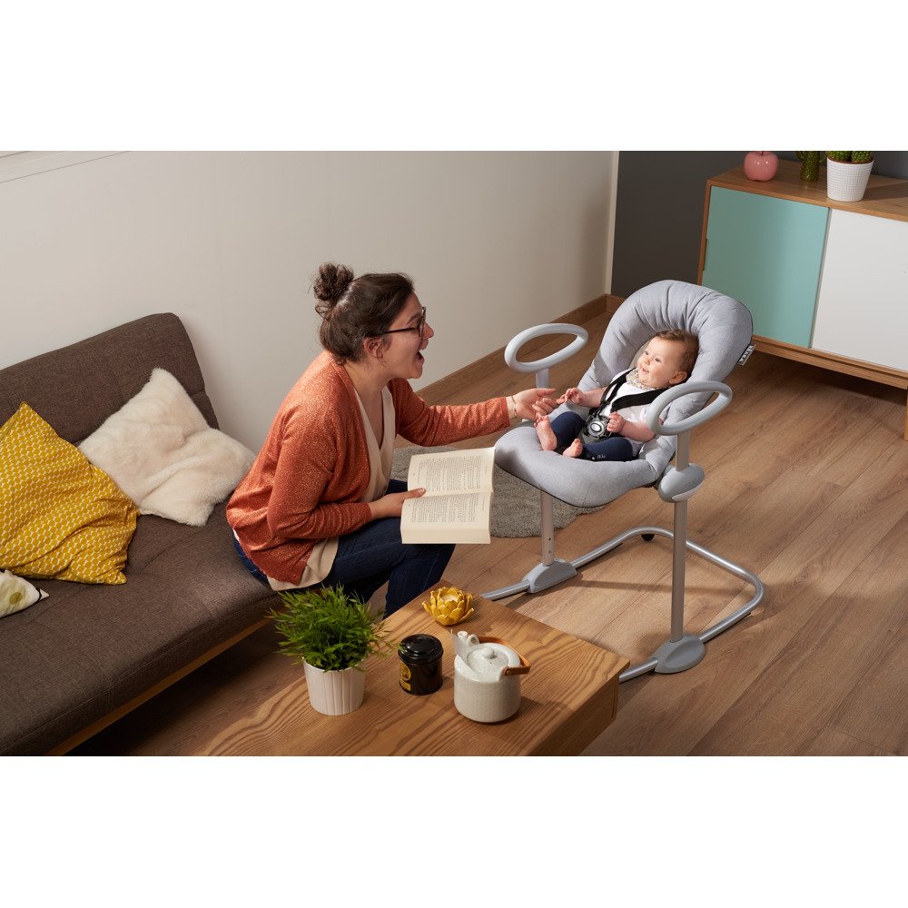 Шезлонг Up & Down Beaba Heather Grey , арт. 915020 - Зображення 8