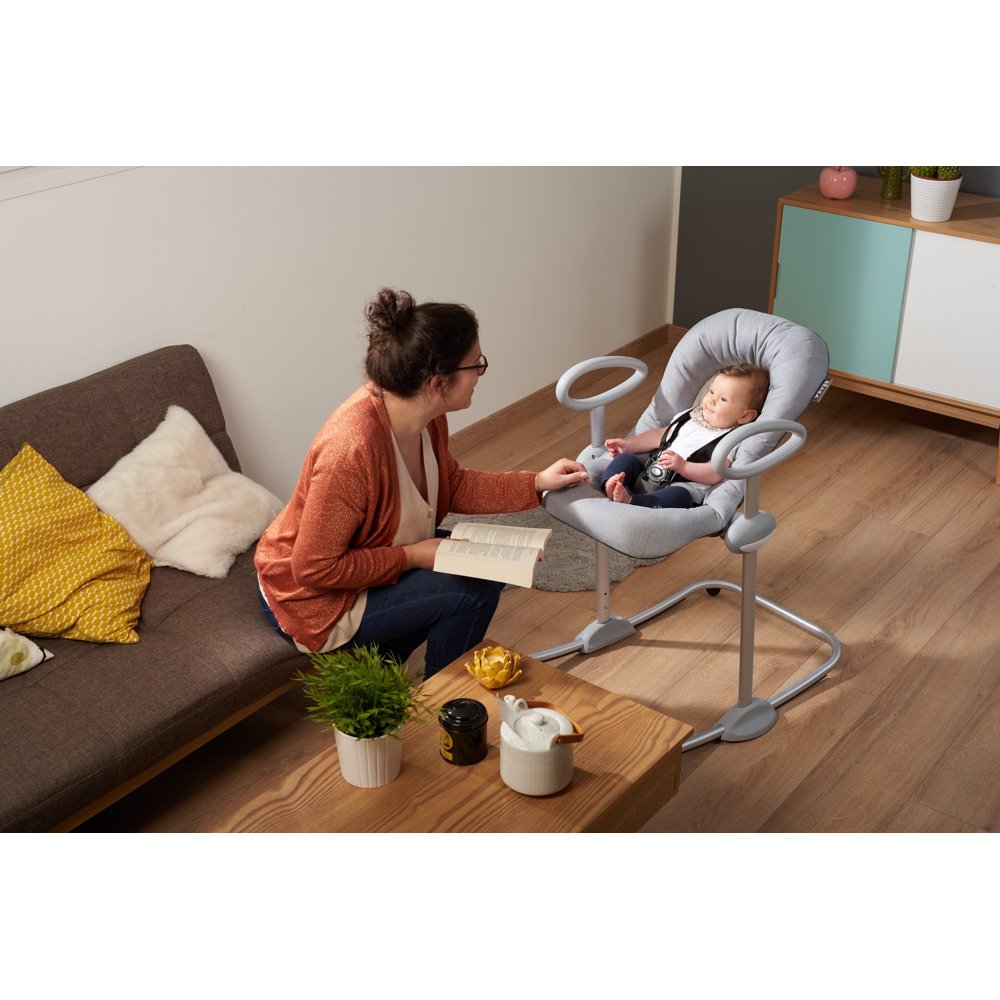 Шезлонг Up & Down Beaba Heather Grey , арт. 915020 - Зображення 9