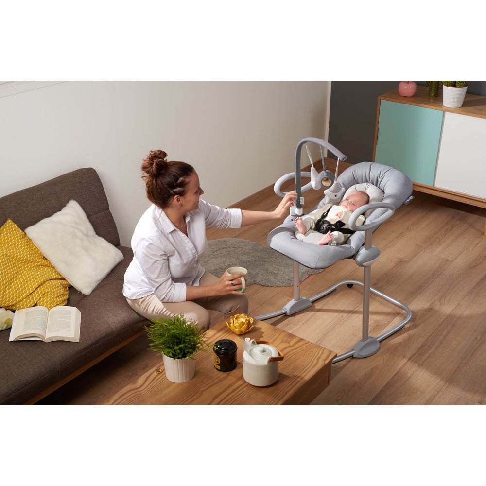 Шезлонг Up & Down Beaba Heather Grey , арт. 915020 - Зображення 10