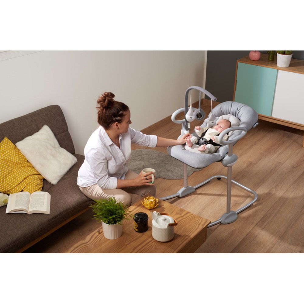 Шезлонг Up & Down Beaba Heather Grey , арт. 915020 - Зображення 11