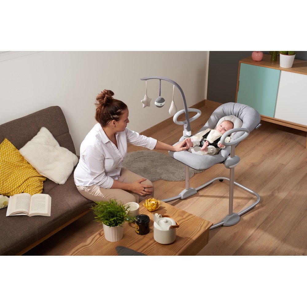 Шезлонг Up & Down Beaba Heather Grey , арт. 915020 - Зображення 12