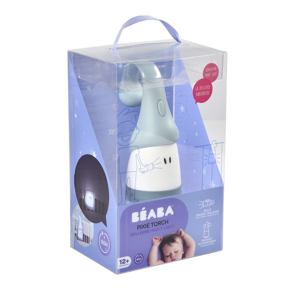 Нічник - світильник Beaba Torch блакитний , арт. 930300 - Зображення 7