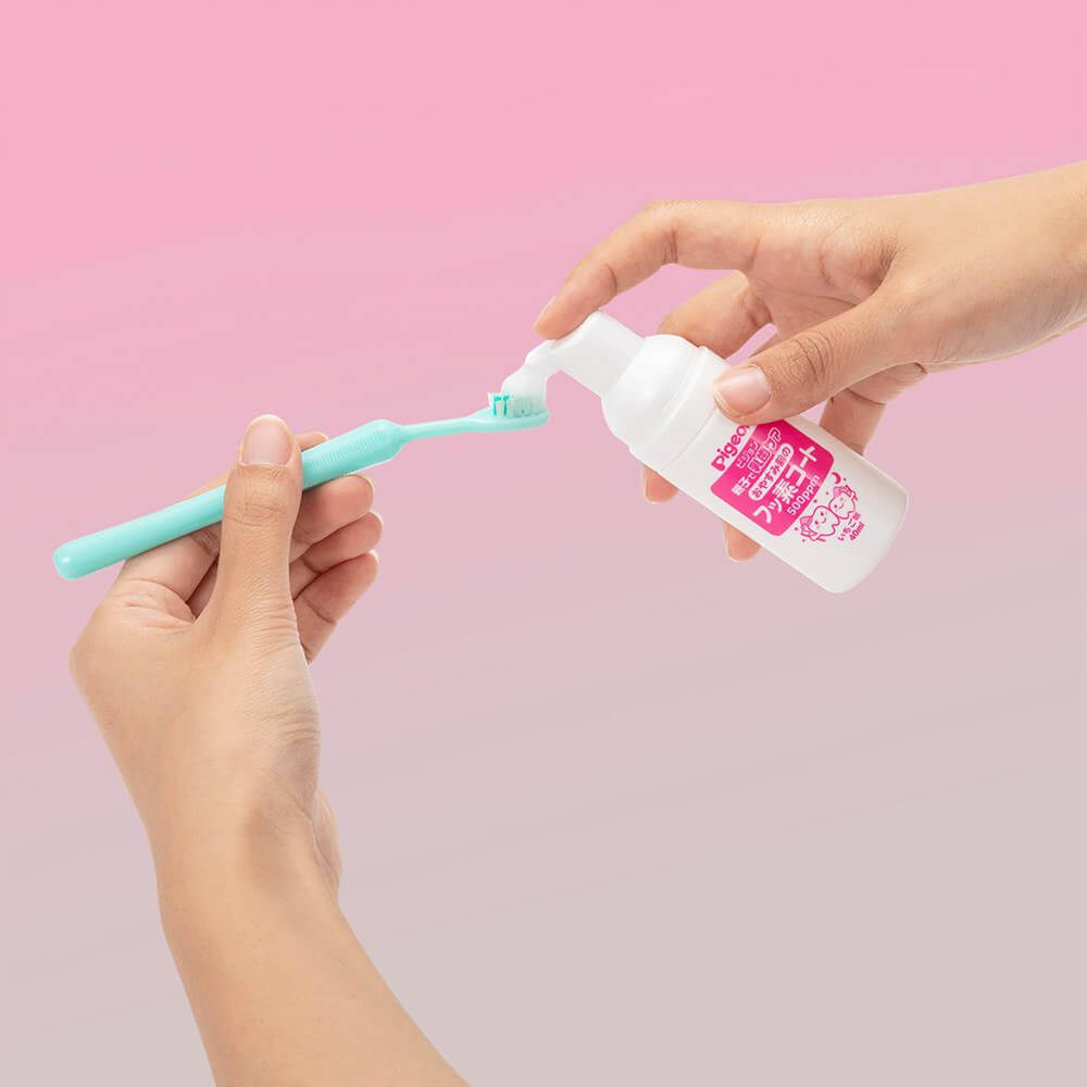 Дитячий лікувальний зубний гель зі смаком полуниці, Pigeon. - Зображення 3