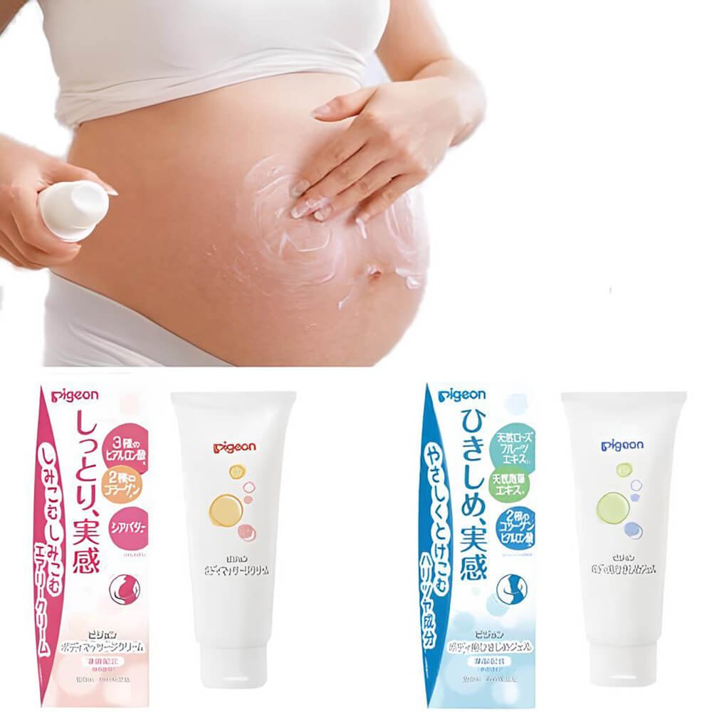 Масажний крем під час вагітності від розтяжок, Pigeon, 110 гр. - Зображення 2