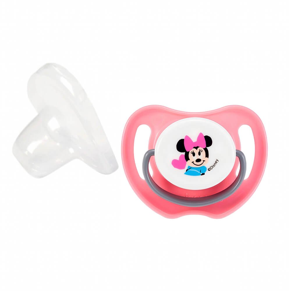 Пустушка рожева Pigeon-Mickey, 6+ місяців, розмір L - Зображення 3