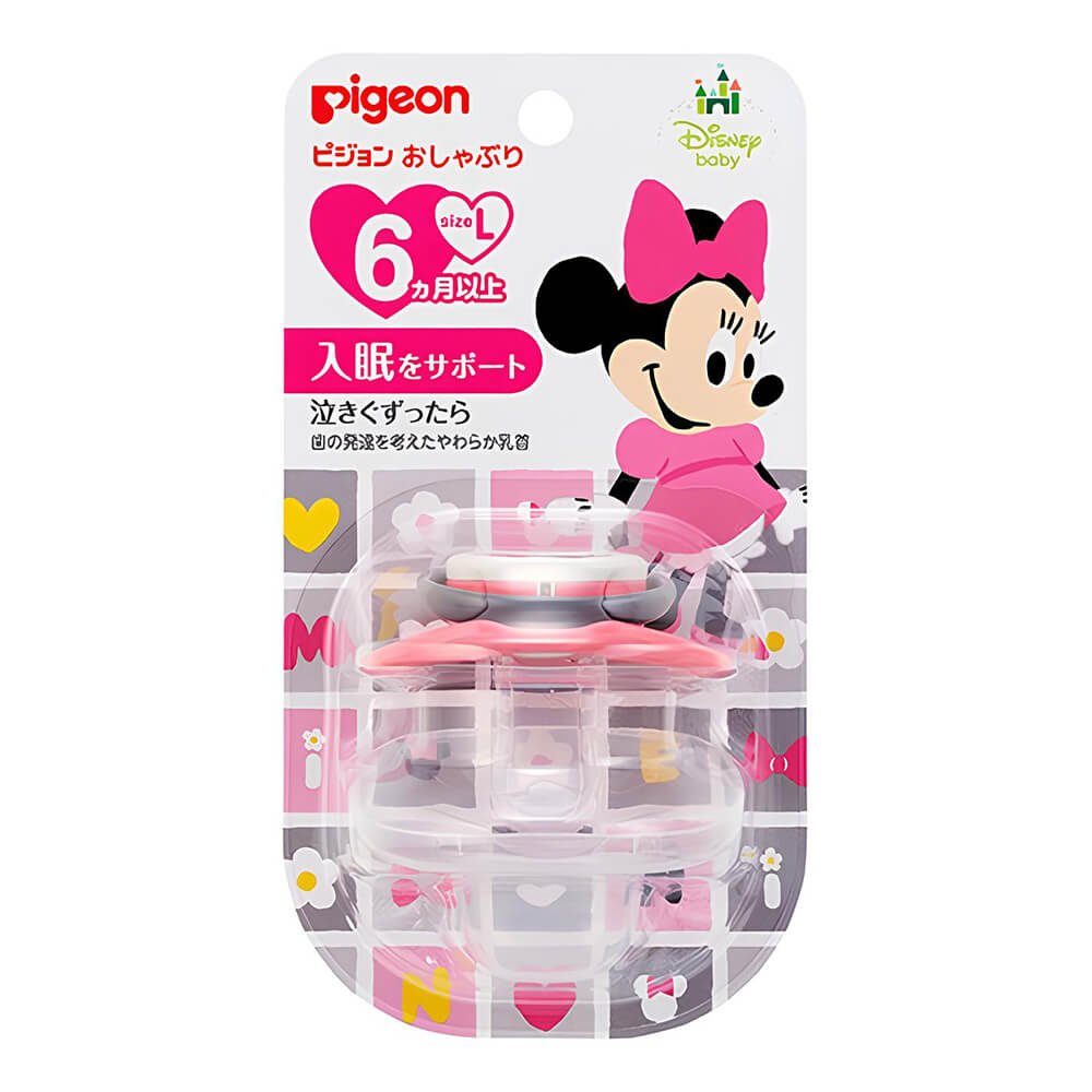 Пустушка рожева Pigeon-Mickey, 6+ місяців, розмір L - Зображення 4