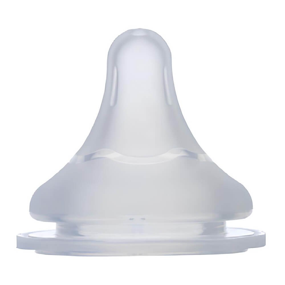 Силіконова соска для пляшки SofTouch™ Peristaltic PLUS, Pigeon, M, з 3 місяців - Зображення 2