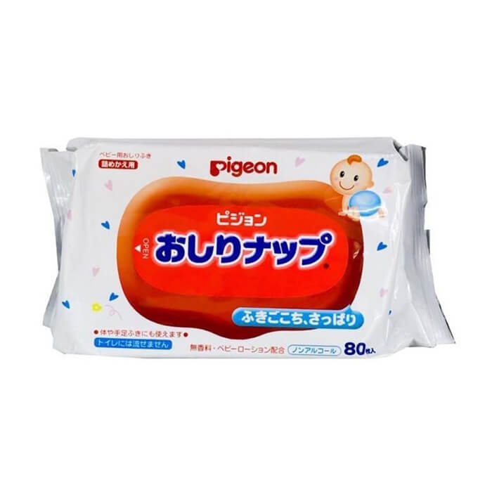 Вологі серветки для всього тіла Pigeon (80 шт. ×6) - Зображення 2