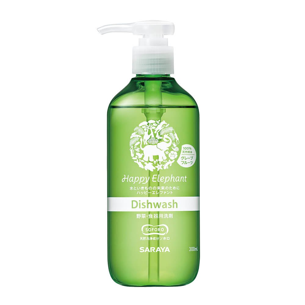 Средство для мытья посуды и фруктов Saraya Happy Elephant, 500 мл, запасной блок - Зображення 2