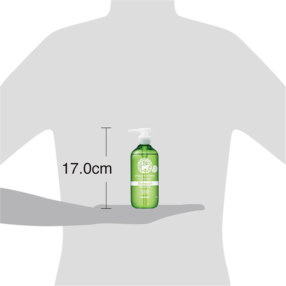 Средство для мытья посуды и фруктов Saraya Happy Elephant, 300 мл - Зображення 2