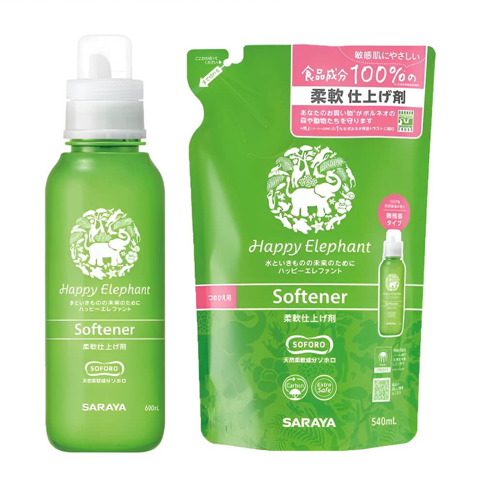 Кондиционер для белья SARAYA Happy Elephant, 540 мл, запасной блок - Зображення 2
