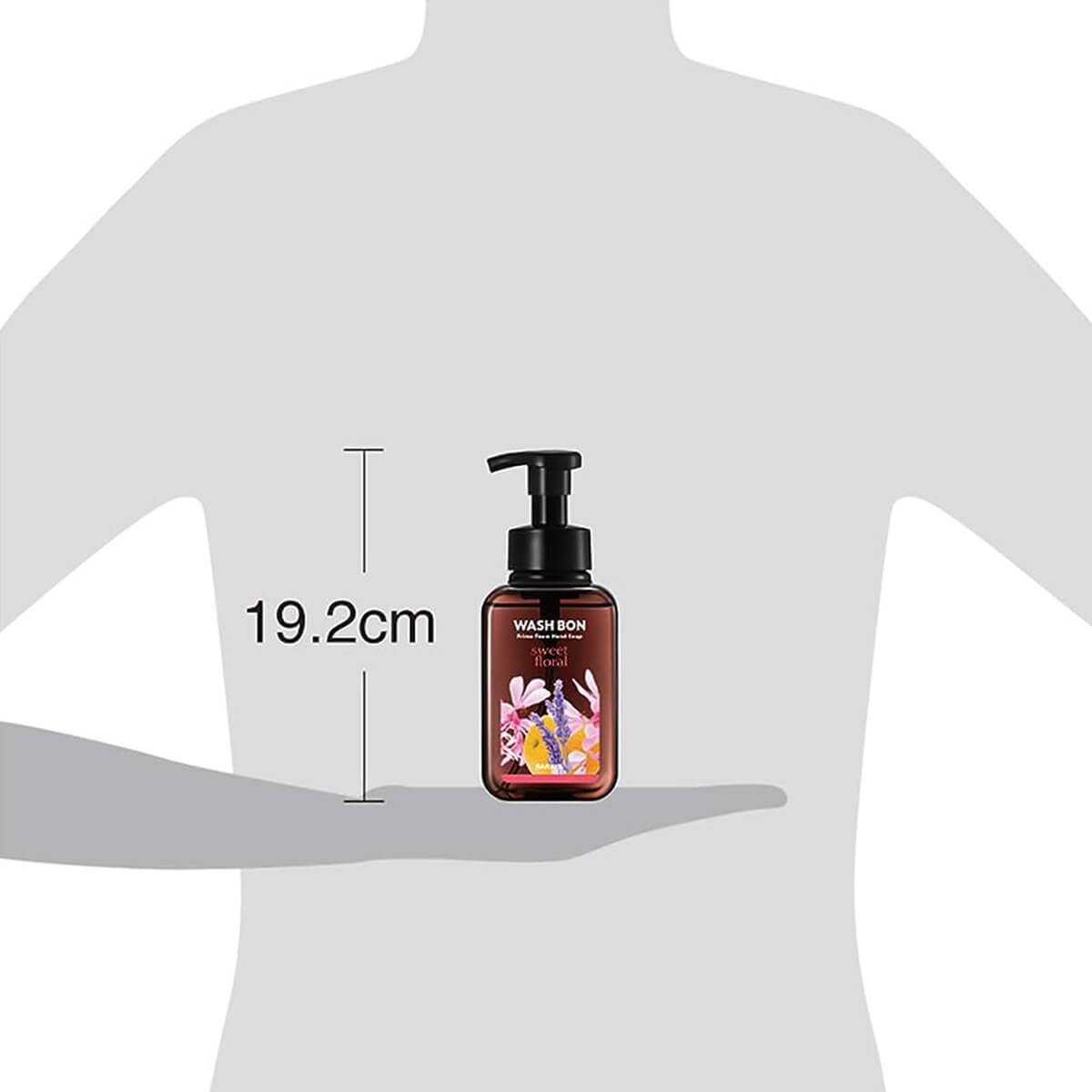 Мило-піна Wash Bon для рук, з ароматом квітів та помпою, 500 мл - Зображення 3